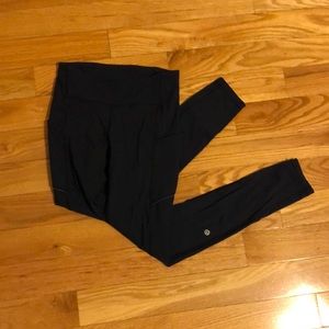 Lululemon Dark Navy Leggings Size 4 Womens